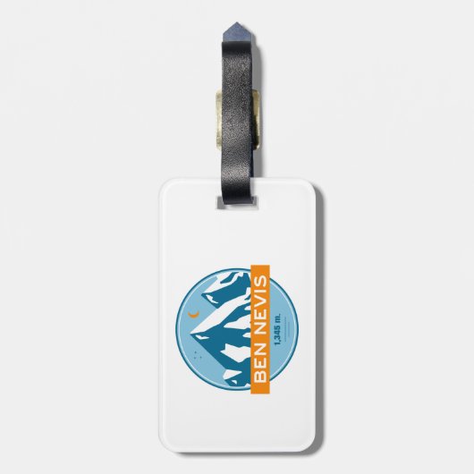 Ben Nevis Stars Moon Gepäckanhänger (Rückseite vertikal)