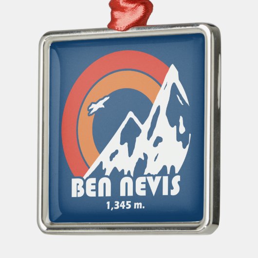 Ben Nevis Sun Eagle Ornament Aus Metall (Links)