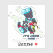 Ben & Omni-Enhanced Four Arms - Es ist die Heldenz Aufkleber (Blatt)