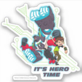 Ben & Omni-Enhanced Four Arms - Es ist die Heldenz Aufkleber (Vorderseite)