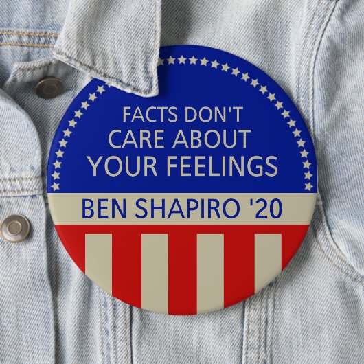 Ben Shapiro für Präsidenten Button - Reagan-Art (Beispiel)