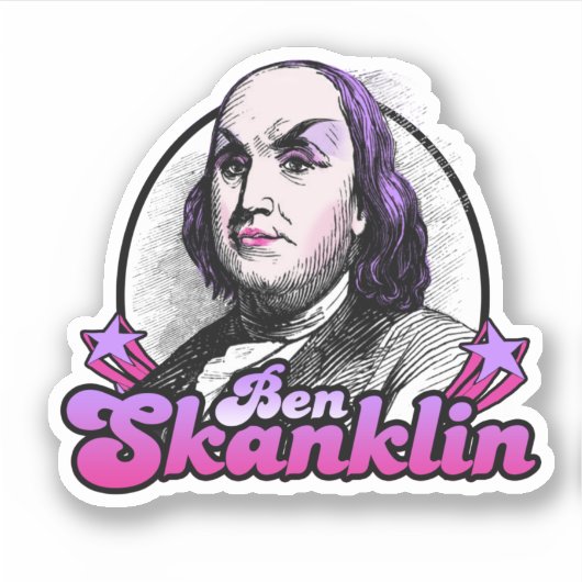 Ben Skanklin Aufkleber (Vorderseite)
