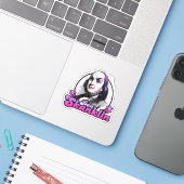 Ben Skanklin Aufkleber (Laptop mit iPhone)