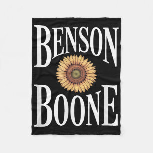 Ben Son Boone Fan Musik Retro Vintage Ästhetik Fleecedecke