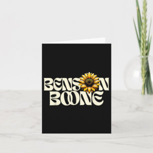 Ben Son Boone Shirt Fan Music Retro Ästhetischer S Karte