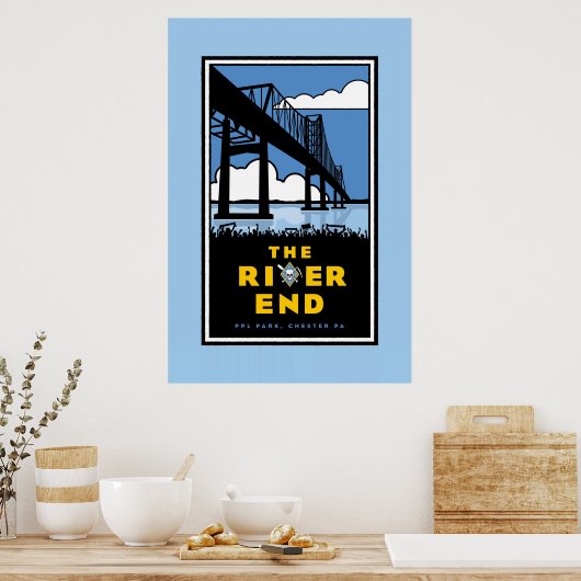 Ben Sons - 'The River End' Poster (Küche)