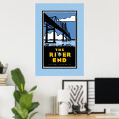Ben Sons - 'The River End' Poster (Heimbüro)