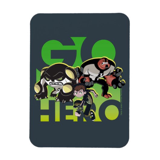 Ben Tennyson, Cannonbolzen und vier Waffen - Go He Magnet (Vertikal)