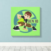 Ben Tennyson Omnitrix Graphic Leinwanddruck (Insitu (Holzboden))