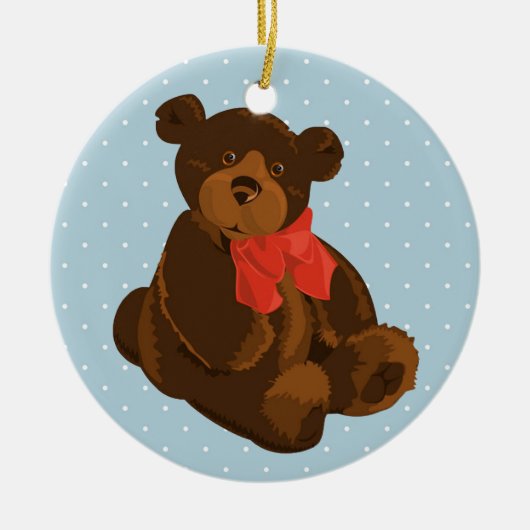 Ben the Bear Keramikornament (Vorne)