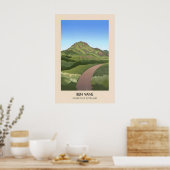 Ben Vane Munros of Scotland Poster (Küche)