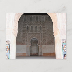Ben Youssef Medersa Dekoration Postkarte