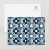 Ben Yusuf Madrasa Geometric Pattern 004 Postkarte (Vorne/Hinten)