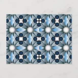 Ben Yusuf Madrasa Geometric Pattern 004 Postkarte