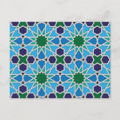 Ben Yusuf Madrasa Geometric Patterrn 10 Postkarte (Vorderseite)