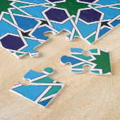 Ben Yusuf Madrasa geometrisches Patterrn 10 Puzzle (Seite)