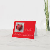 Benachbarte Weihnachtskarte Feiertagskarte (Vorderseite)