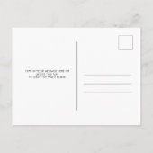 Benachrichtigung über motivierend Freundschaft und Postkarte (Rückseite)