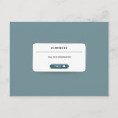 Benachrichtigung über motivierend Freundschaft und Postkarte (Vorderseite)