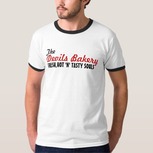 BENACHTEILIGTER - "Teufel-Bäckerei-" T - Shirt (Vorderseite)