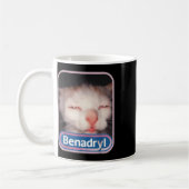 Benadryl Meme Cat Benny Niedlich &amp; Funny Kaffeetasse (Links)