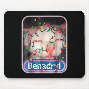 Benadryls blinkt Licht Niedlich und Lampe; Funny C Mousepad