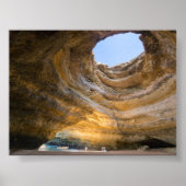 Benagil cave in Algarve Poster (Vorne)