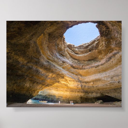 Benagil cave in Algarve Poster (Vorne)