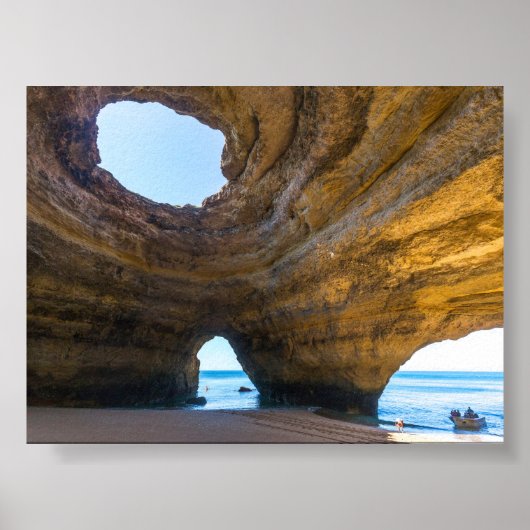 Benagil-Höhle in der Algarve Poster (Vorne)