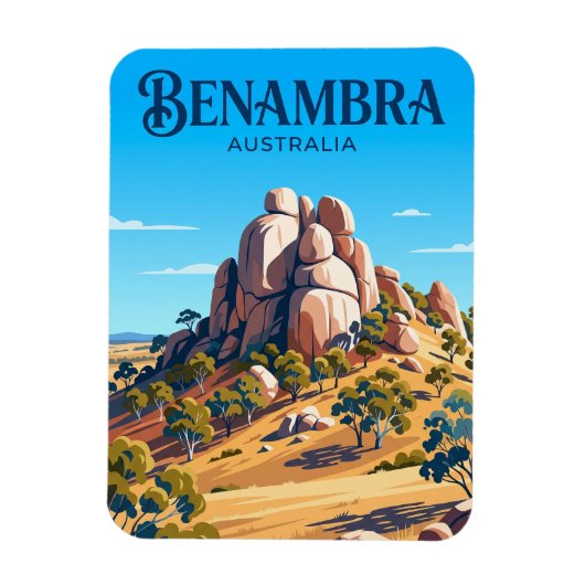 Benambra Nationalpark Australien Magnet (Vertikal)