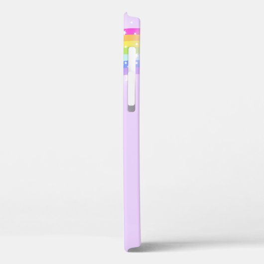 Benannt 6 Buchstaben Regenbogenviolett Mädchen ipo Case-Mate iPhone Hülle (Rückseite / Links)