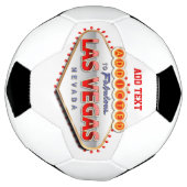 Benannt auf Las Vegas, Nevada Funny Sign Fußball (Gedreht)