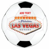 Benannt auf Las Vegas, Nevada Funny Sign Fußball (Vorderseite)