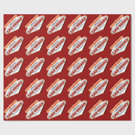 Benannt auf Las Vegas, Nevada Funny Sign Geschenkpapier (Flach)