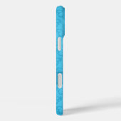 Benannt Lilie Damask blue Case-Mate iPhone Hülle (Rückseite / Rechts)