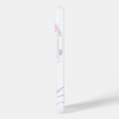 Benannt Radiant Orchid Kunst Blumenrosa Case-Mate iPhone Hülle (Rückseite / Links)