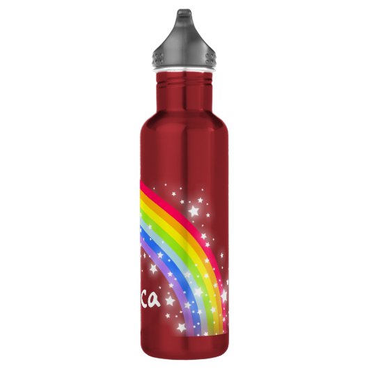 Benannt Regenbogenfarben Kinder Getränke Flasche Trinkflasche (Rechts)