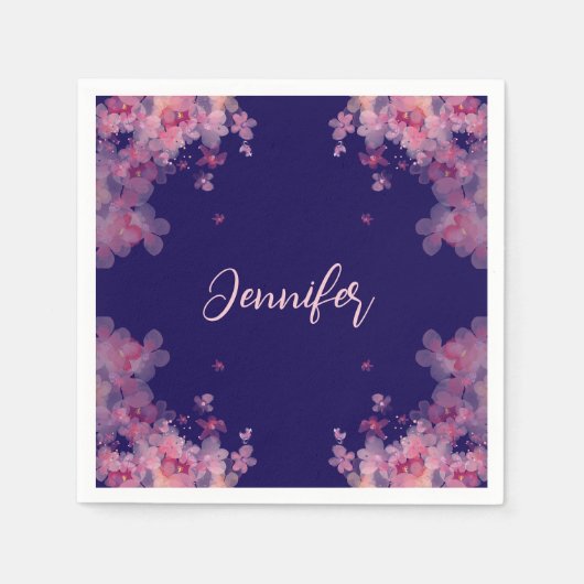 Benannte Aquarellmühle Serviette (Vorderseite)