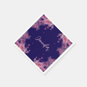 Benannte Aquarellmühle Serviette (Ecke)