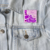 Benannte Blume Deko Button (Beispiel)