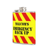 Benannte Notsicherung Zickzack Männer angesagter K Flachmann (Links)