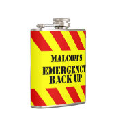 Benannte Notsicherung Zickzack Männer angesagter K Flachmann (Rechts)