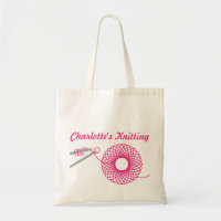 Benannte Stricktasche
