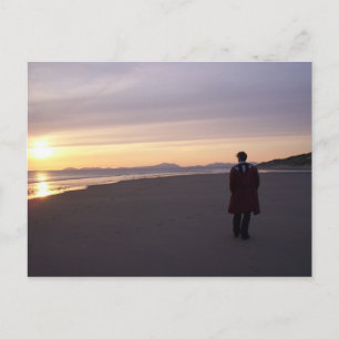 Benar Beach auf der Postkarte des Abends