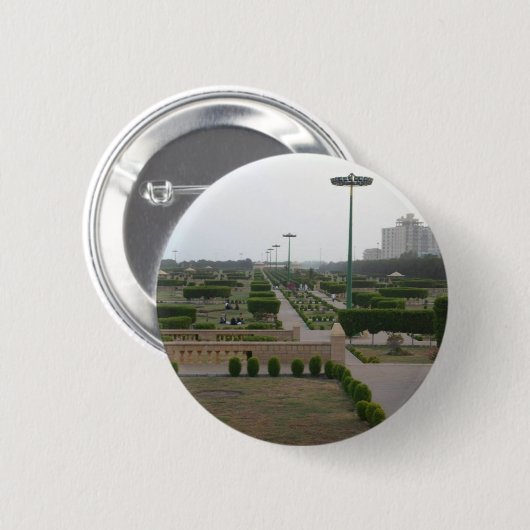 Benazir Park Landschaftliche Landschaft Principe Button (Vorne & Hinten)