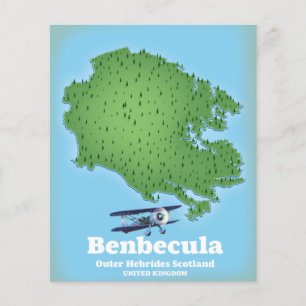 Benbecula Äußere Hebriden Schottland Flyer