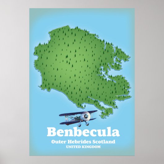 Benbecula Outer Hebrides Scotland Poster (Vorne)