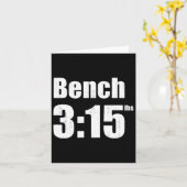 Bench 315 - Bench Press 315lbs Gym Karte (Gelbe Blume)