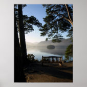 Bench at Friar's Crag Poster (Vorne)