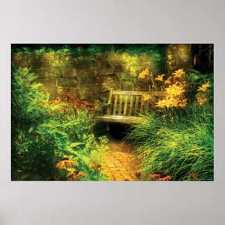 Bench - Datenschutz Poster